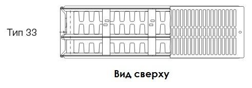 Радиатор сверху вид